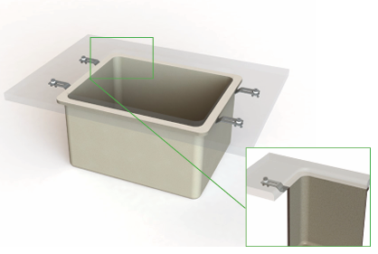 Keep-nut ® Bajo fregadero